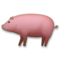 Pig emoji on LG